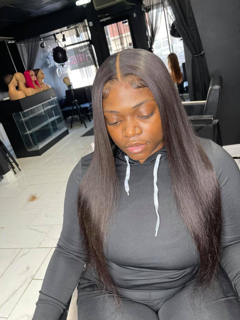 Straight Closure Wigs